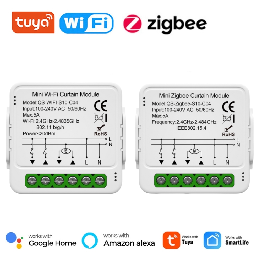Tuya WiFi Zigbee Smart Curtain - огляд і ціна Home Automation Kit